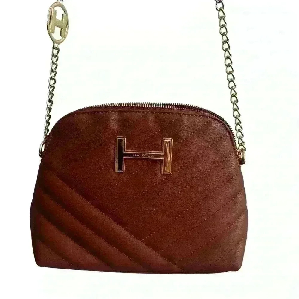 Halston Quilted Dome Crossbody